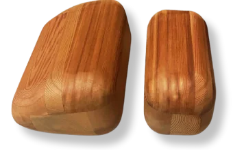 Little Slope Bundle: Little and Slope hand-finished cedar blocks for face, neck, and directional fascia release
