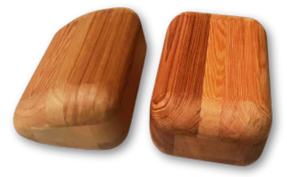 Slope Bundle: Regular and Slope hand-finished cedar blocks for complete whole-body fascia release